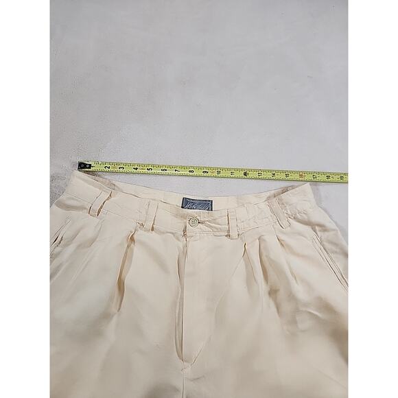 Lords‎ & Taylor The Kensington Collection Men's Linen Blend Shorts 36 Yellow - Picture 7 of 8